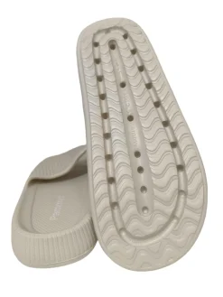 Pantoletten>Pammys Badeslipper Größe 44 wollweiß