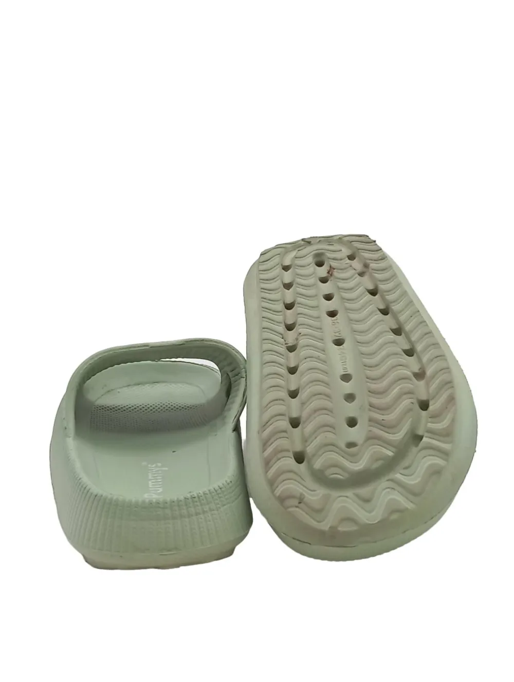 Pantoletten>Pummys Badeslipper Größe 36 khaki