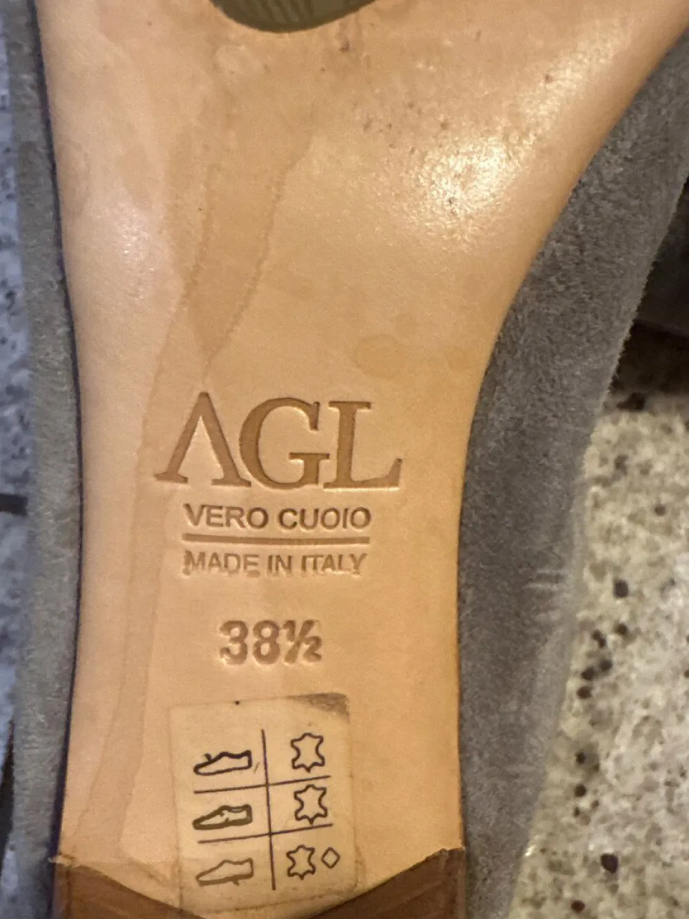 Ballerinas>AGL Ballerinas Größe 38,5 grau