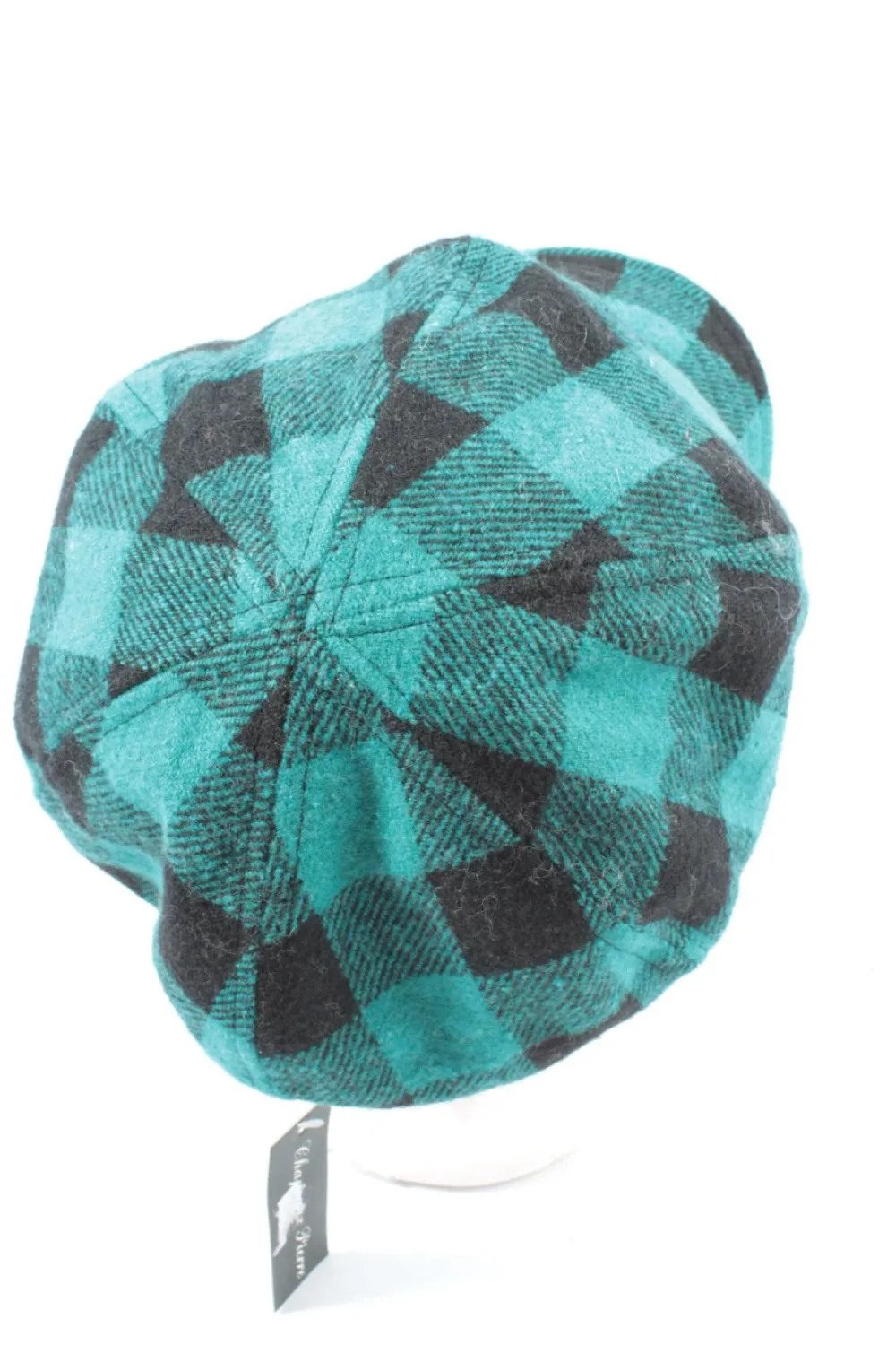 Mützen>chapeaux pierre Ballonmütze grünschwarz