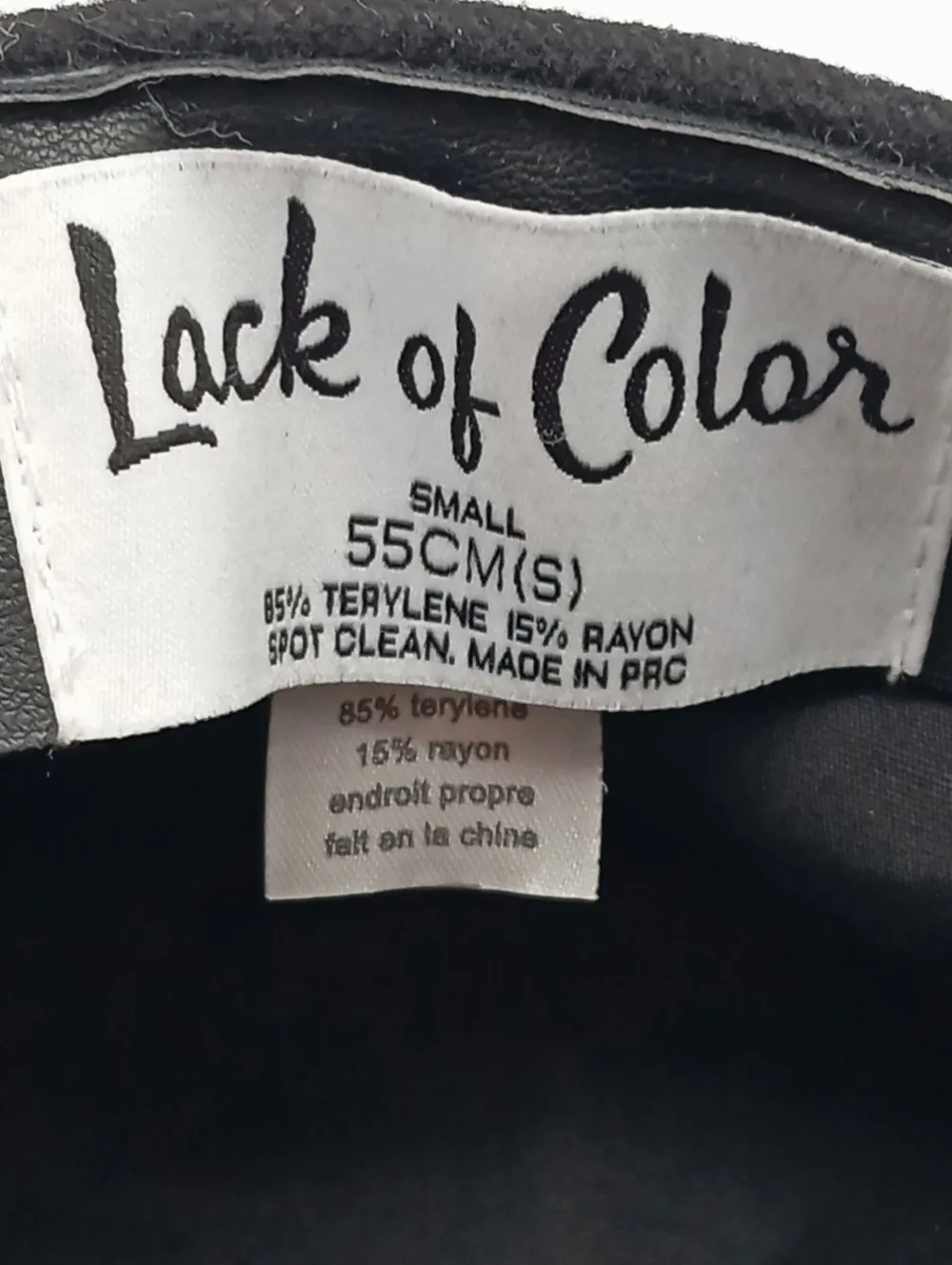 Mützen>Lack of Color Ballonmütze Größe 55 schwarz