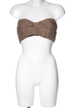 Tops>mybestfriends Bandeautop Größe 34 braun