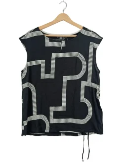 Tops>Street One Basic Top Größe 40 schwarz