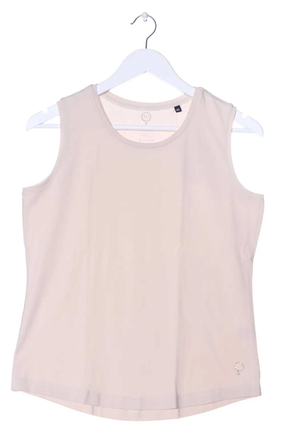 Tops>bo viva Basic Top Größe 40 wollweiß