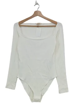Bodies>H&M Basic-Body Größe 42 weiß