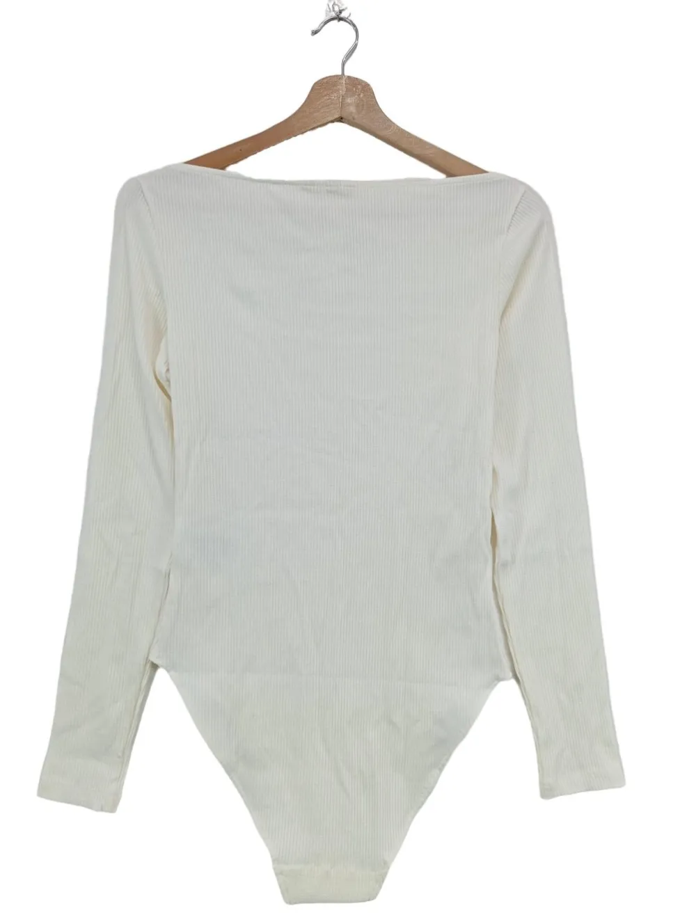 Bodies>H&M Basic-Body Größe 42 weiß