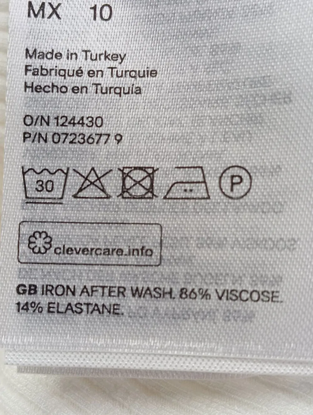 Bodies>H&M Basic-Body Größe 42 weiß