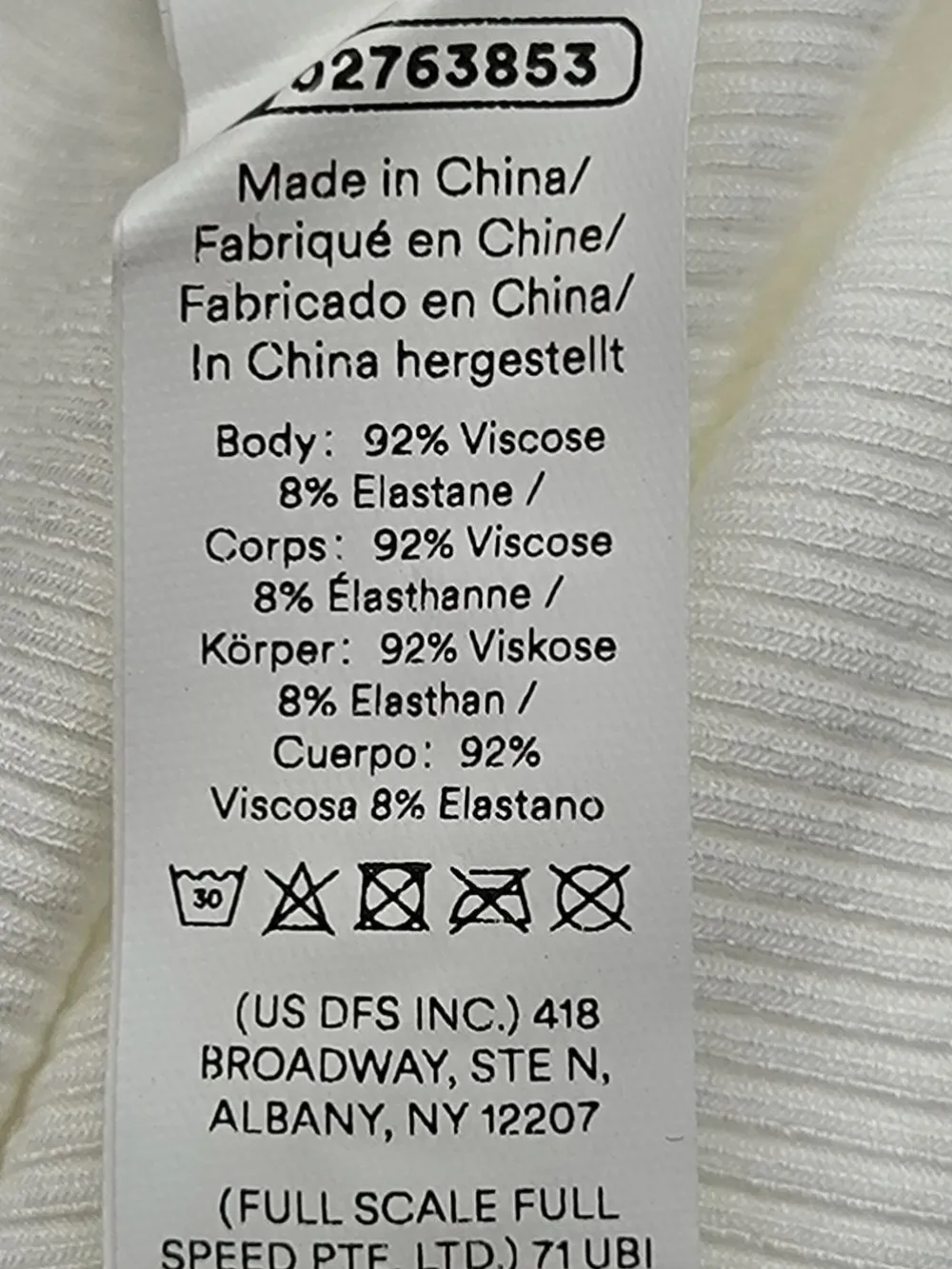 Bodies>Halara Basic-Body Größe 38 weiß