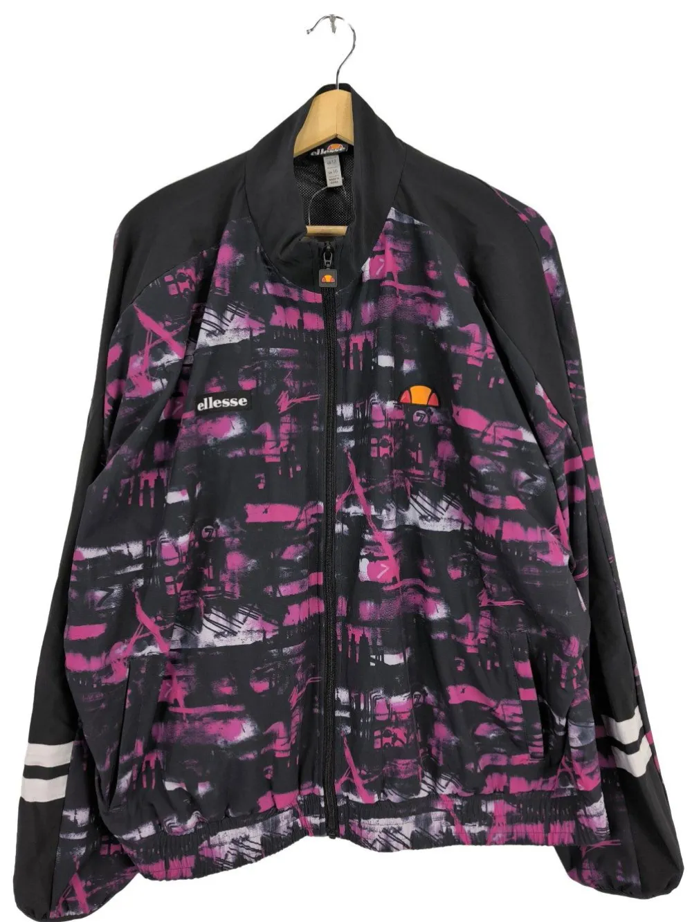 Jacken>Ellesse Übergangsjacke Größe 44 pinkschwarz