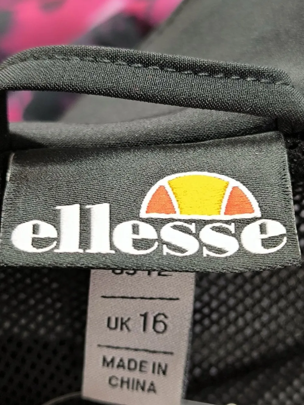 Jacken>Ellesse Übergangsjacke Größe 44 pinkschwarz