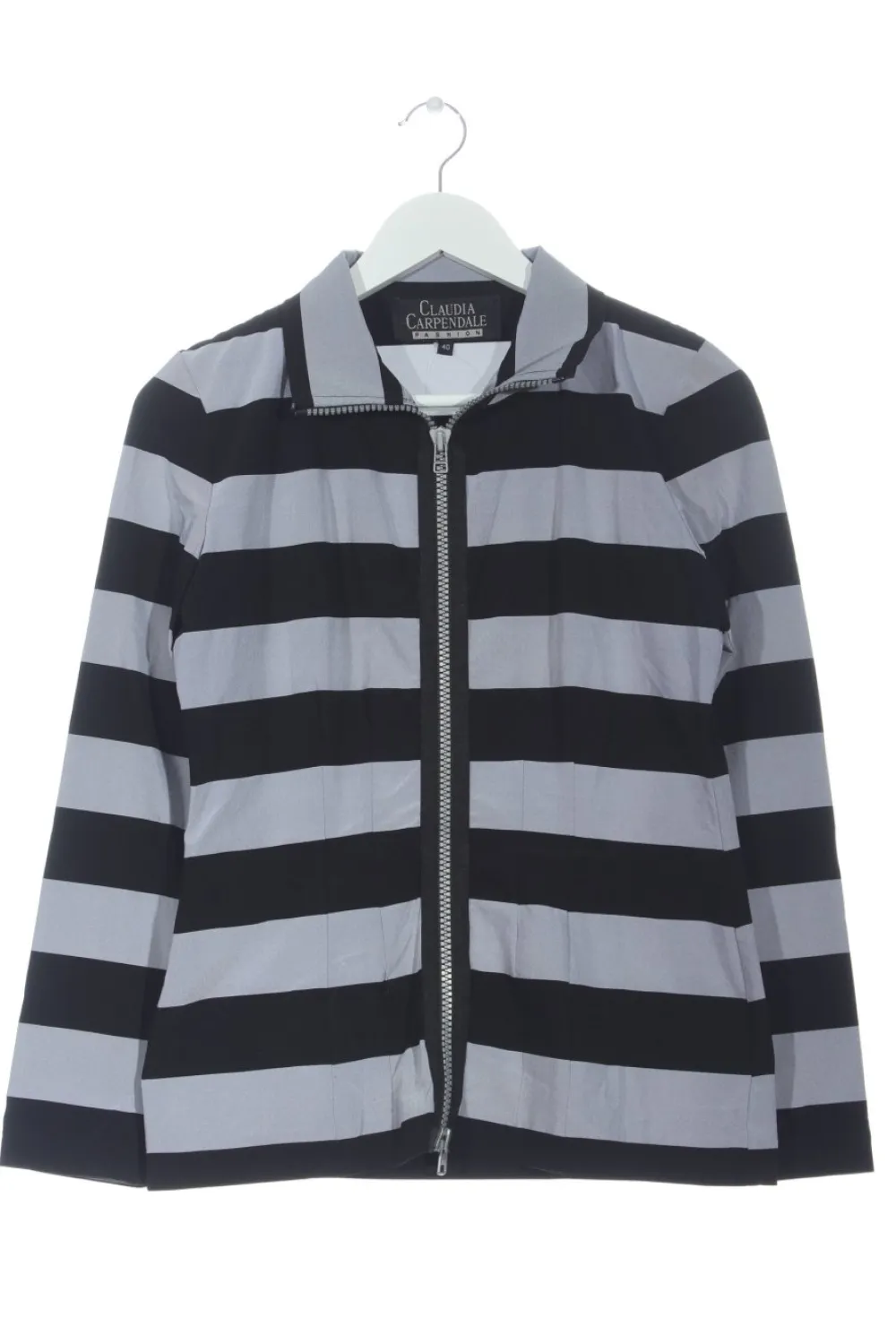 Jacken>Claudia Carpendale Übergangsjacke Größe 40 hellgrauschwarz