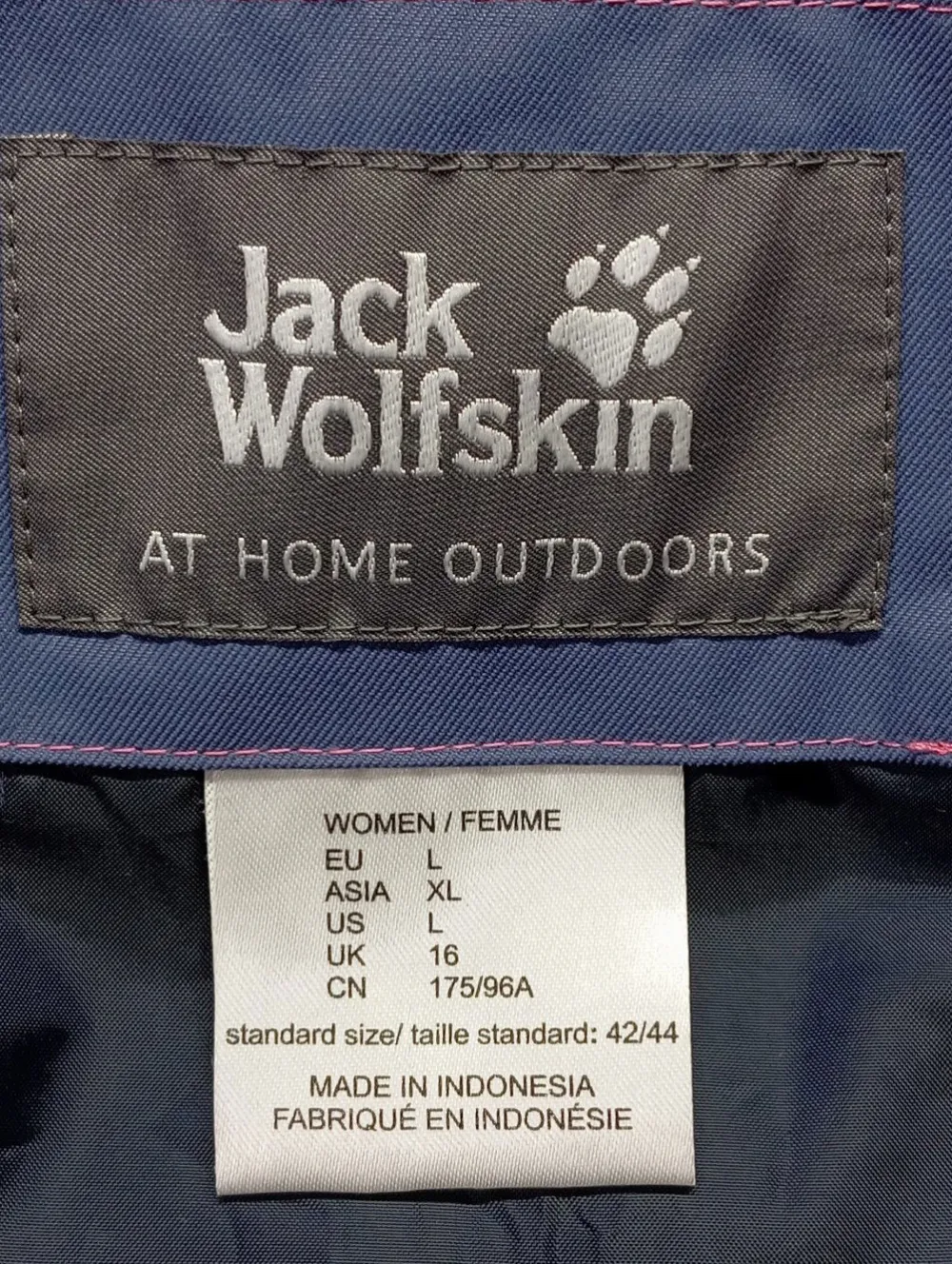 Jacken>Jack Wolfskin Übergangsjacke Größe 40 blau