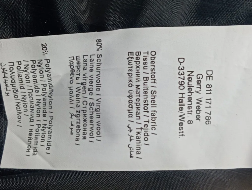 Mäntel>Gerry Weber Übergangsmantel Größe 40 schwarz