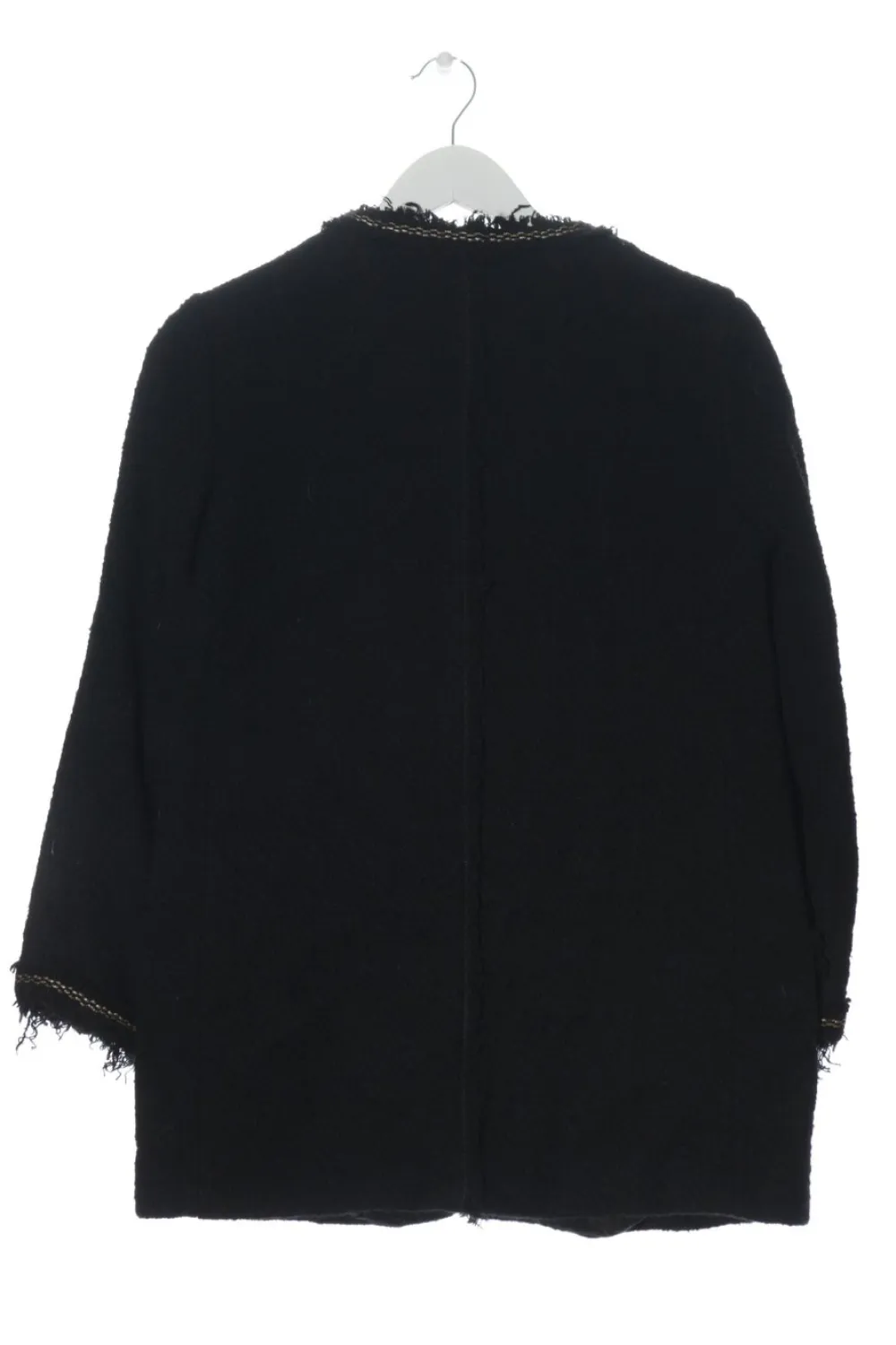 Mäntel>Zara Basic Übergangsmantel Größe 38 schwarz