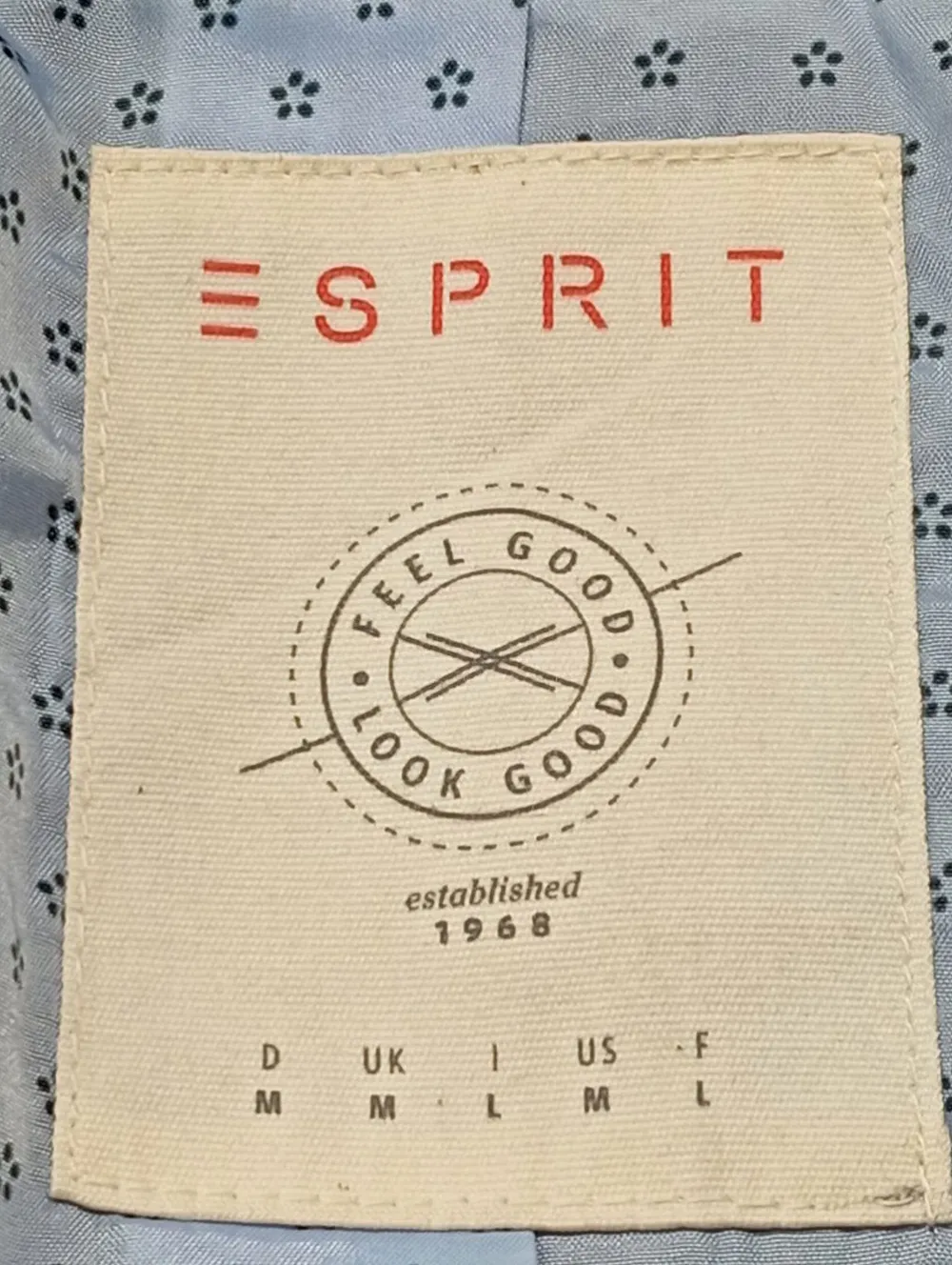 Mäntel>Esprit Übergangsmantel Größe 38 blau