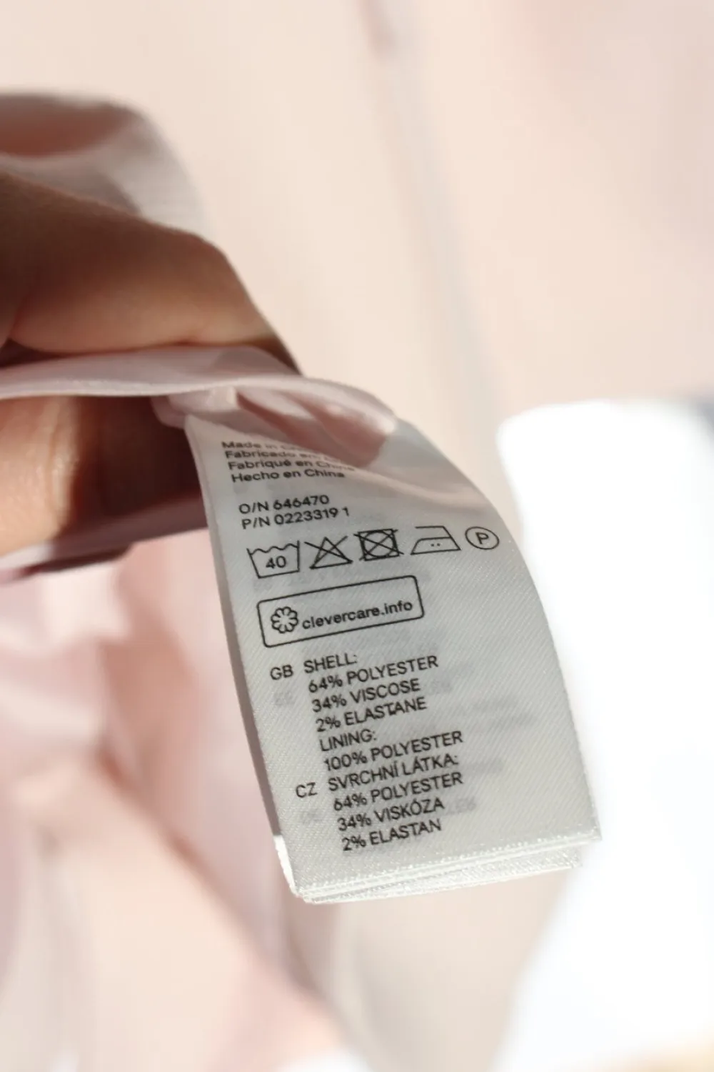 Mäntel>H&M Übergangsmantel Größe 34 pink