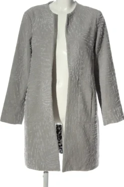 Mäntel>Sassia Paris Übergangsmantel Größe 38 silberfarben