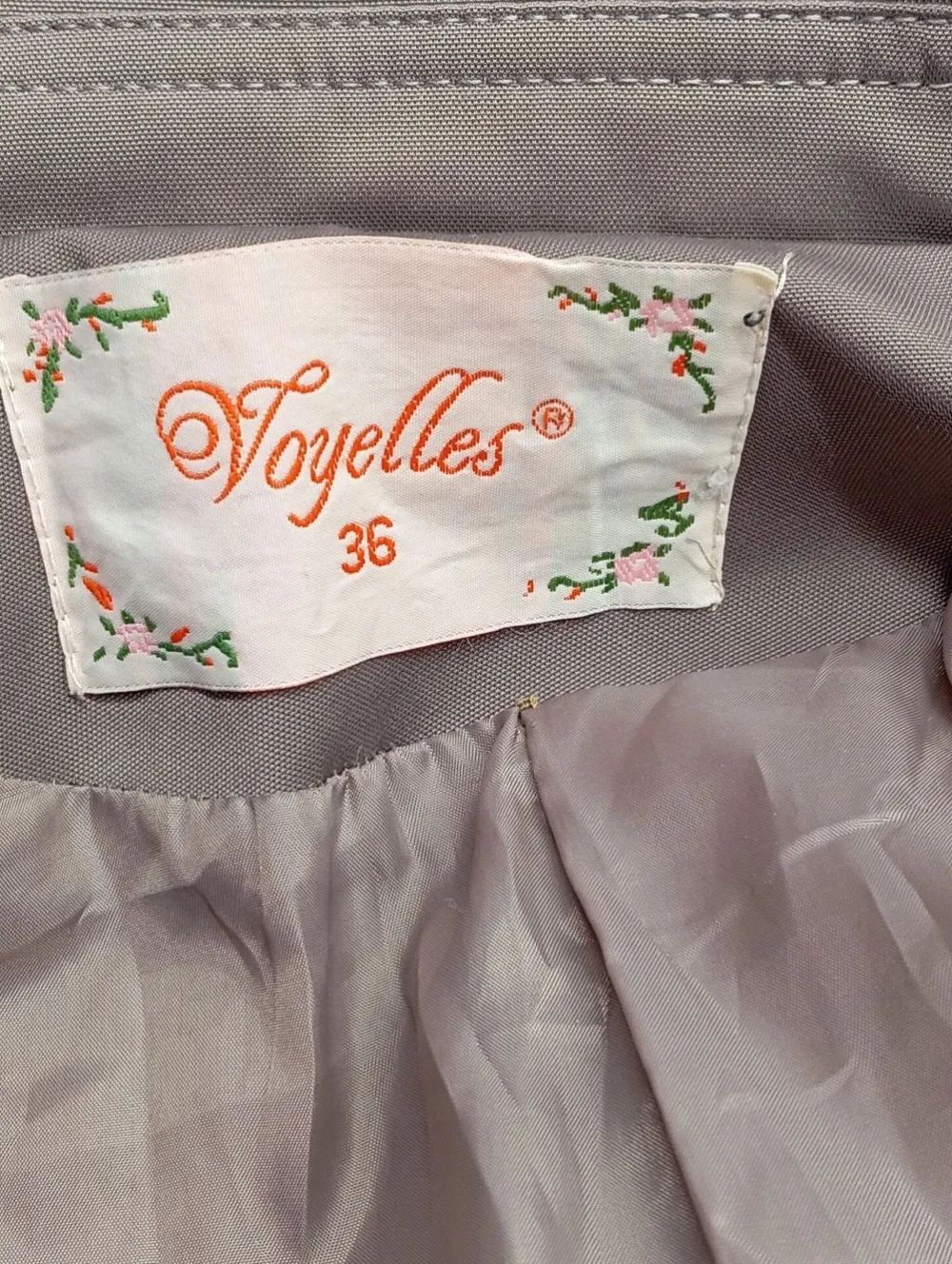 Mäntel>Voyelles Übergangsmantel Größe 36 hellgrau