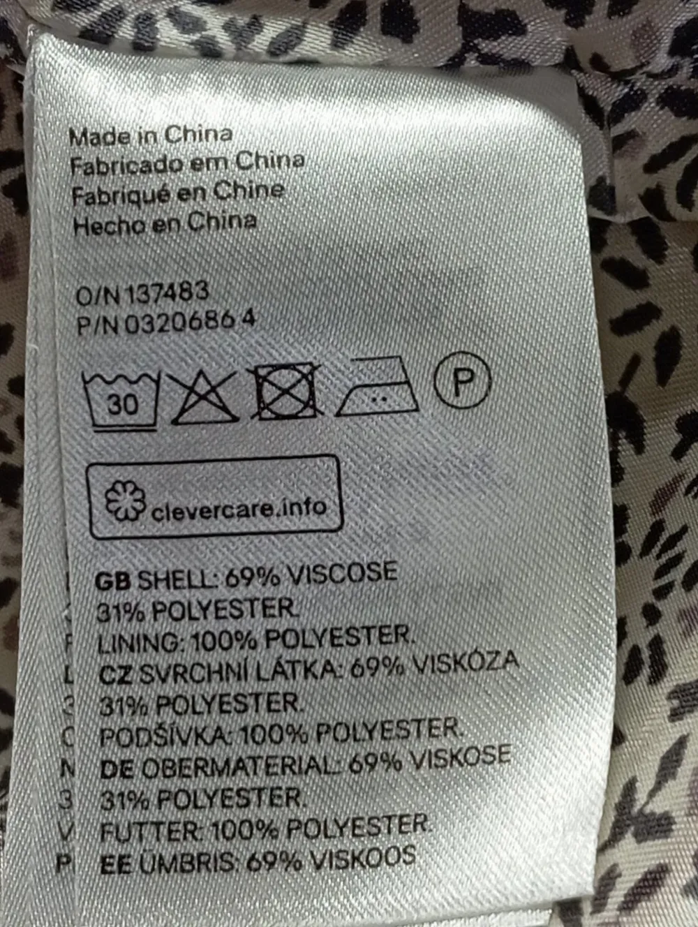 Mäntel>H&M Divided Übergangsmantel Größe 36 wollweiß