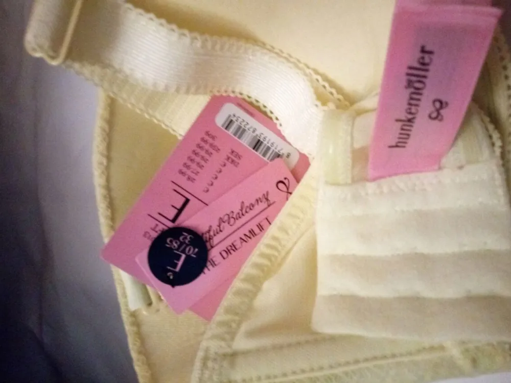 Dessous>Hunkemu00f6ller BH gelb