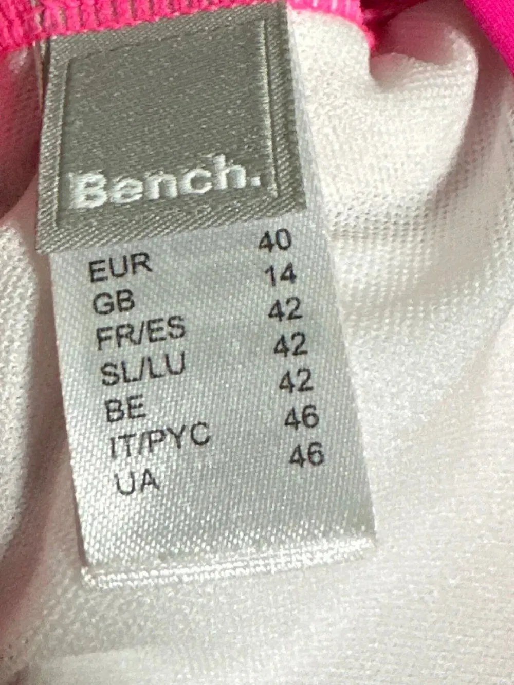 Bademode>Bench Bikini Größe 40 pink
