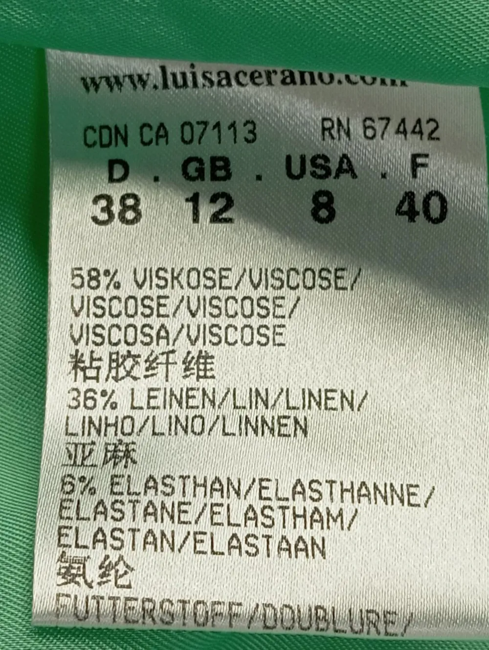 Bleistiftrock Größe 40-Luisa Cerano New