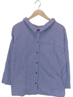 Blusen>Zara Trafaluc Blusenshirt Größe 36 blauweiß