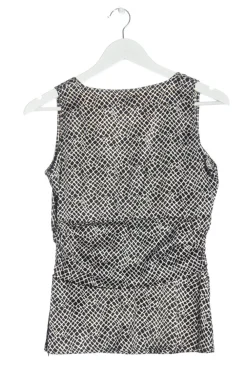 Tops> Blusentop Größe 38 weißschwarz
