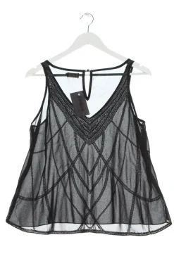 Tops>Holly Bracken Blusentop Größe 36 schwarzgoldfarben