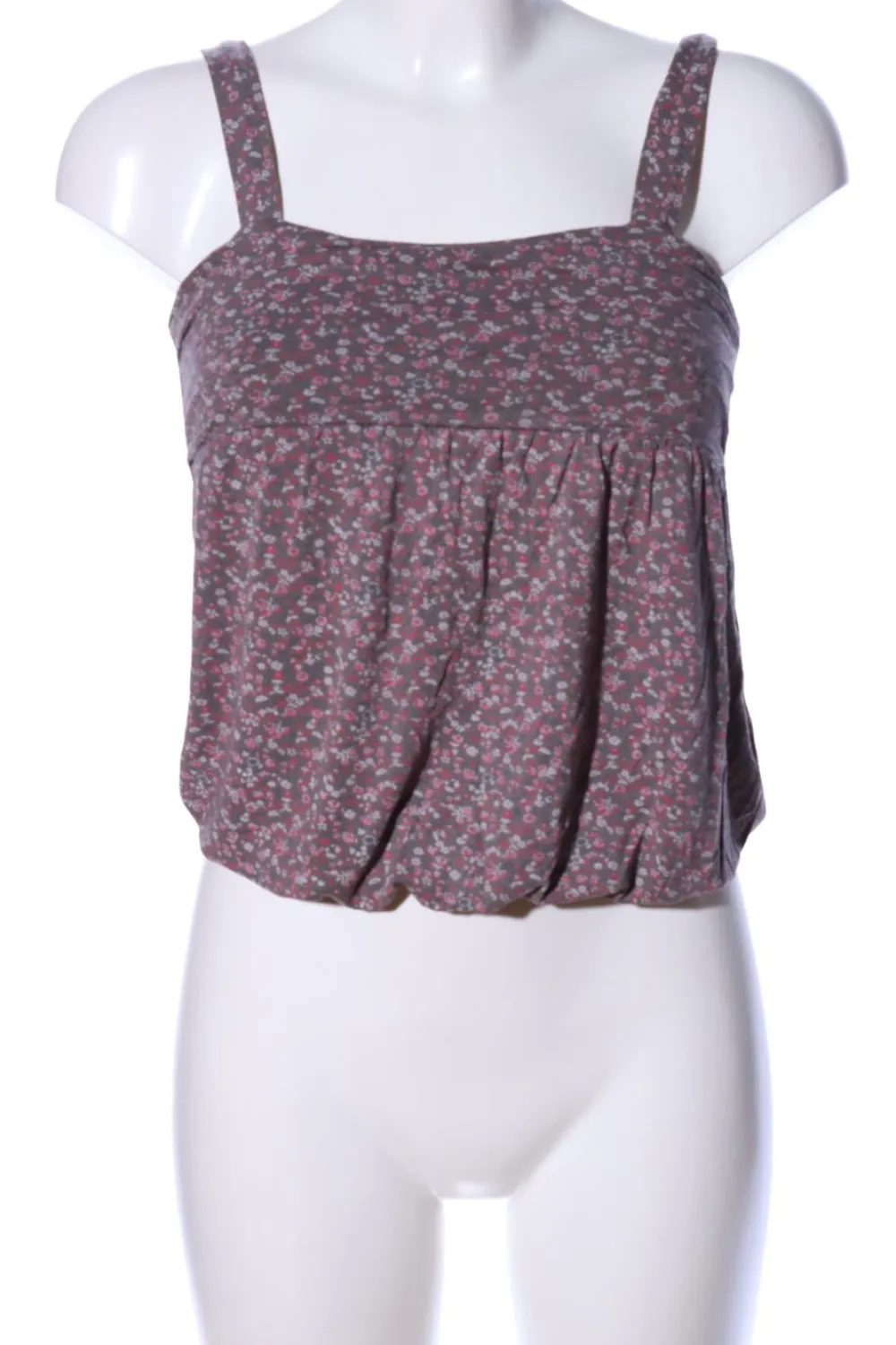 Tops>Madonna Blusentop Größe 36 braunpink