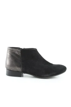 Stiefeletten>Hakei Booties Größe 39 schwarzsilberfarben