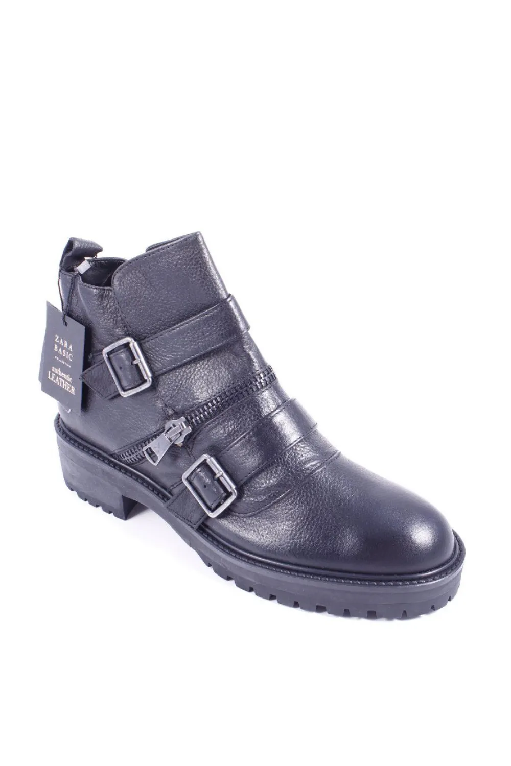 Boots>Zara Basic Boots Größe 41 schwarz