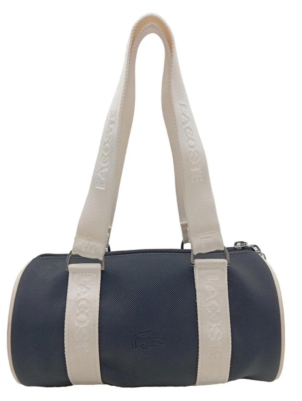 Bowlingtaschen>Lacoste Bowlingtasche dunkelblauweiß