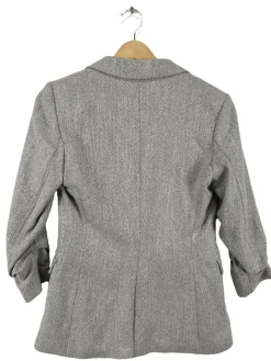 Blazer>H&M Boyfriend-Blazer Größe 34 hellgrau