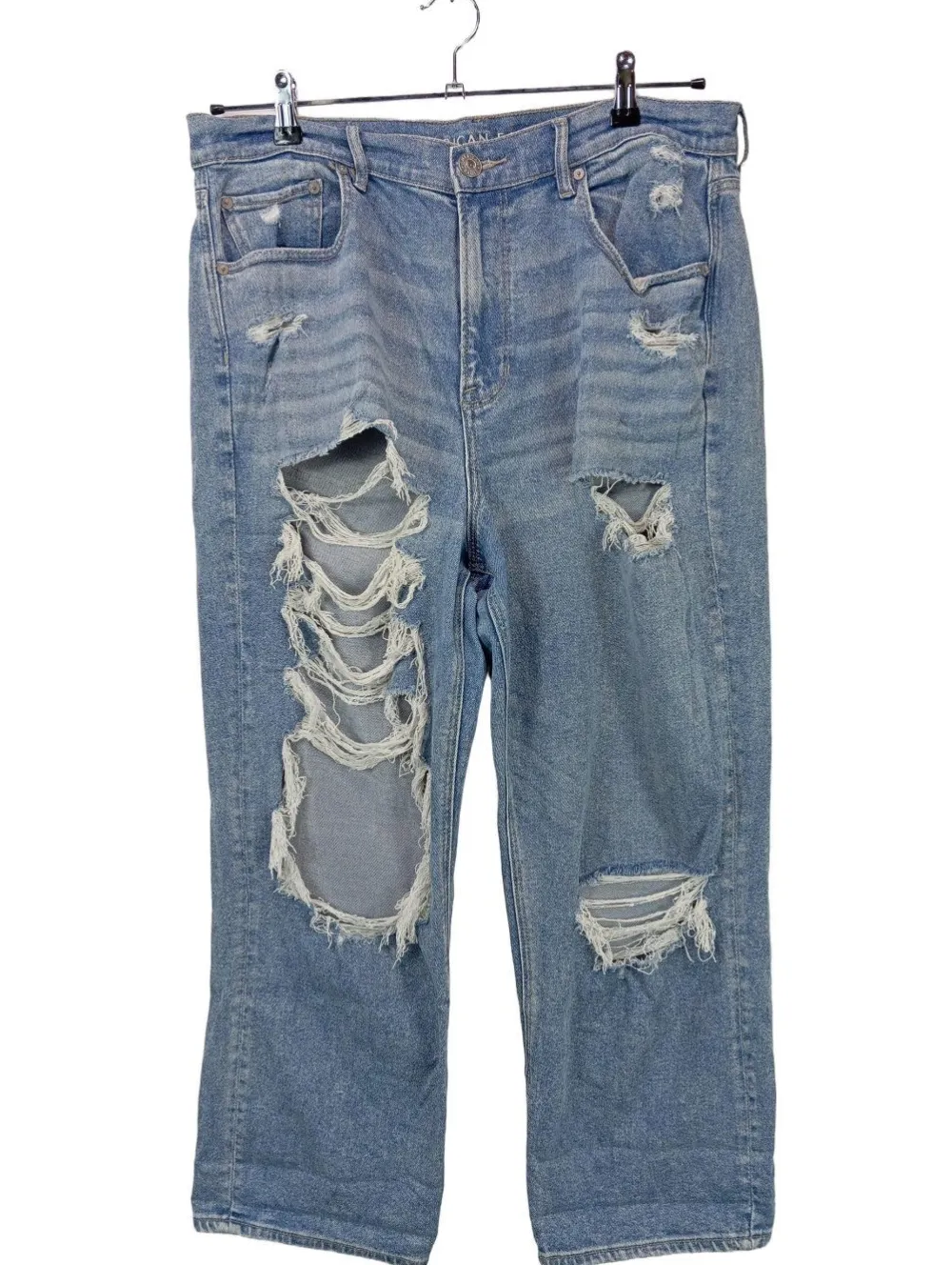 Jeans>American Eagle Outfitters Boyfriendjeans Größe 46 blau