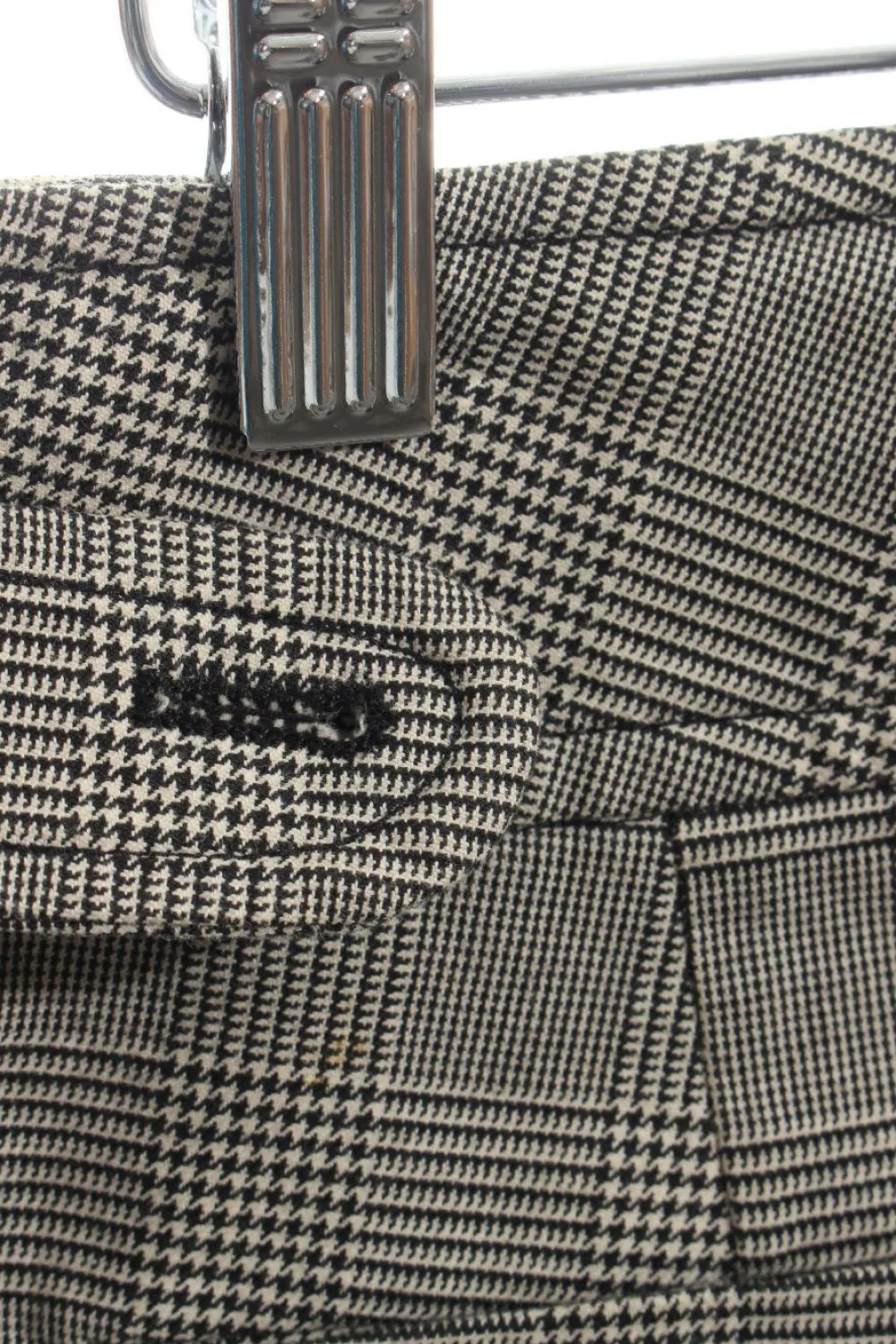 Hosen>Hirsch Bundfaltenhose Größe 40 schwarzweiß