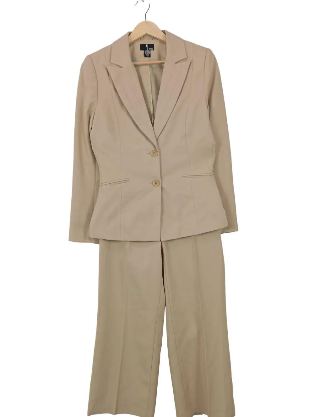 Anzüge>H&M Business-Anzug Größe 36 creme