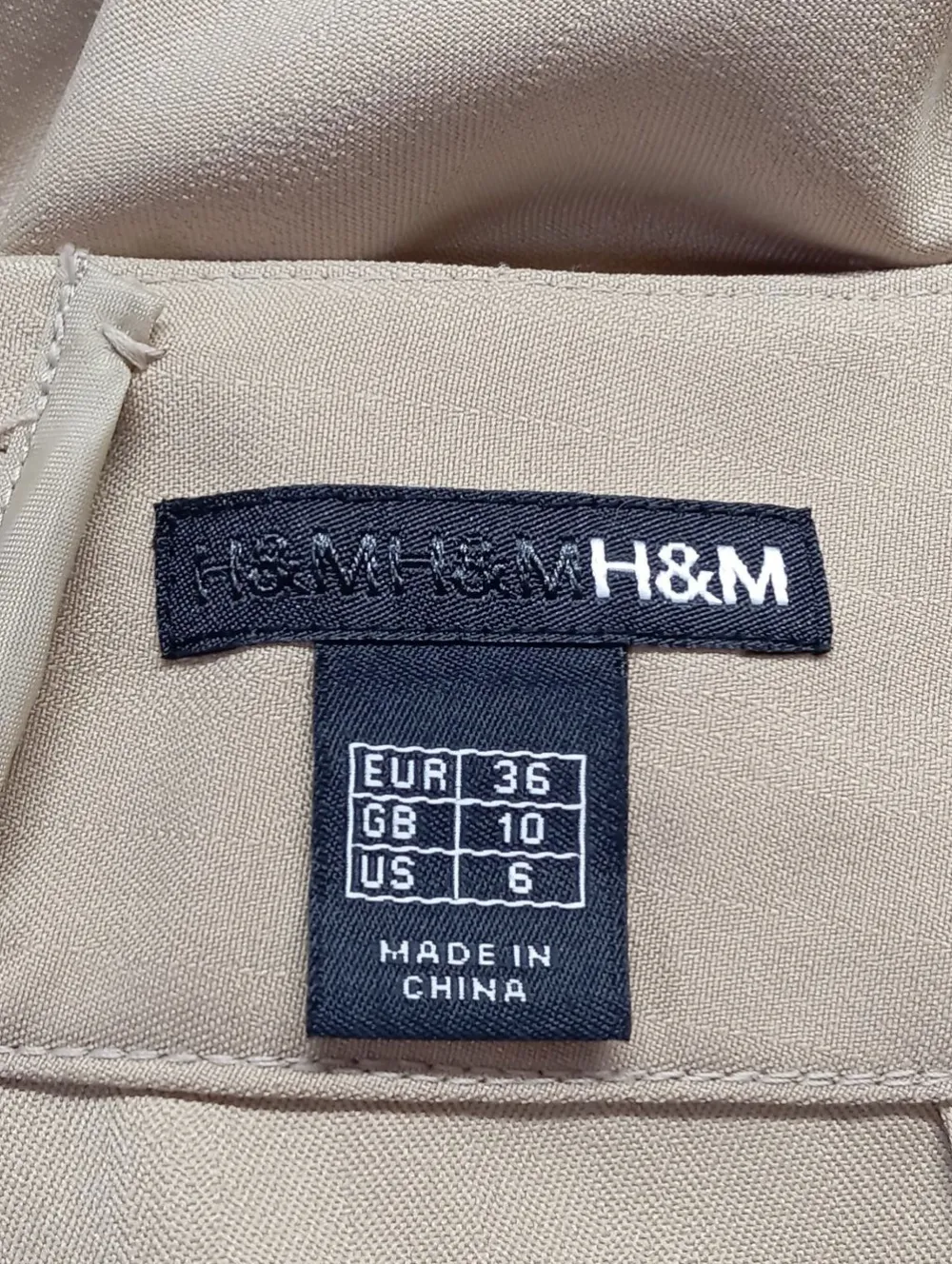Anzüge>H&M Business-Anzug Größe 36 creme