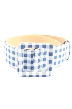 Gürtel>La Redoute Canvasgürtel Größe 95 weißblau