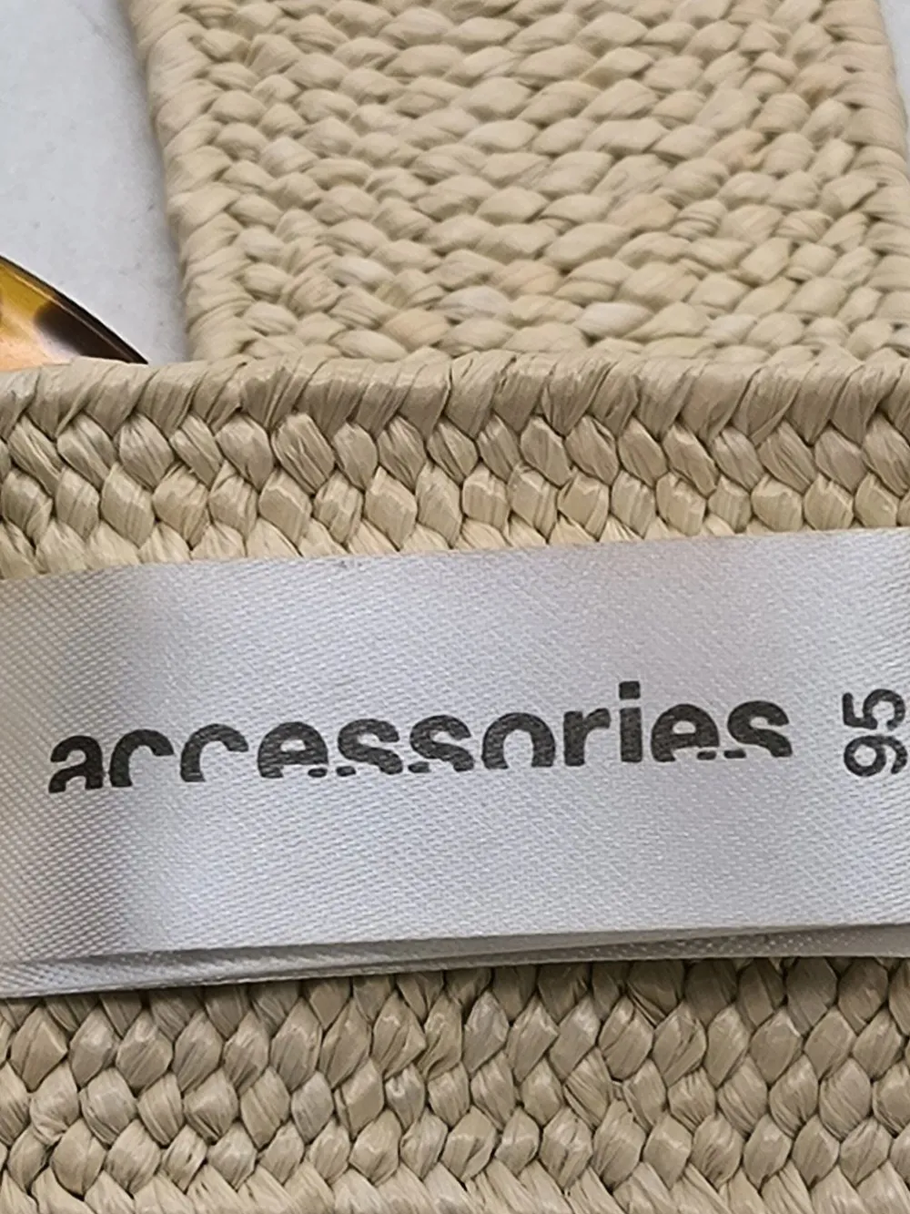 Gürtel>accessories Canvasgürtel Größe 95 blassgelb