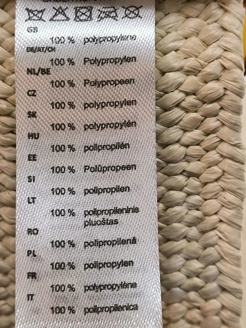 Gürtel>accessories Canvasgürtel Größe 95 blassgelb