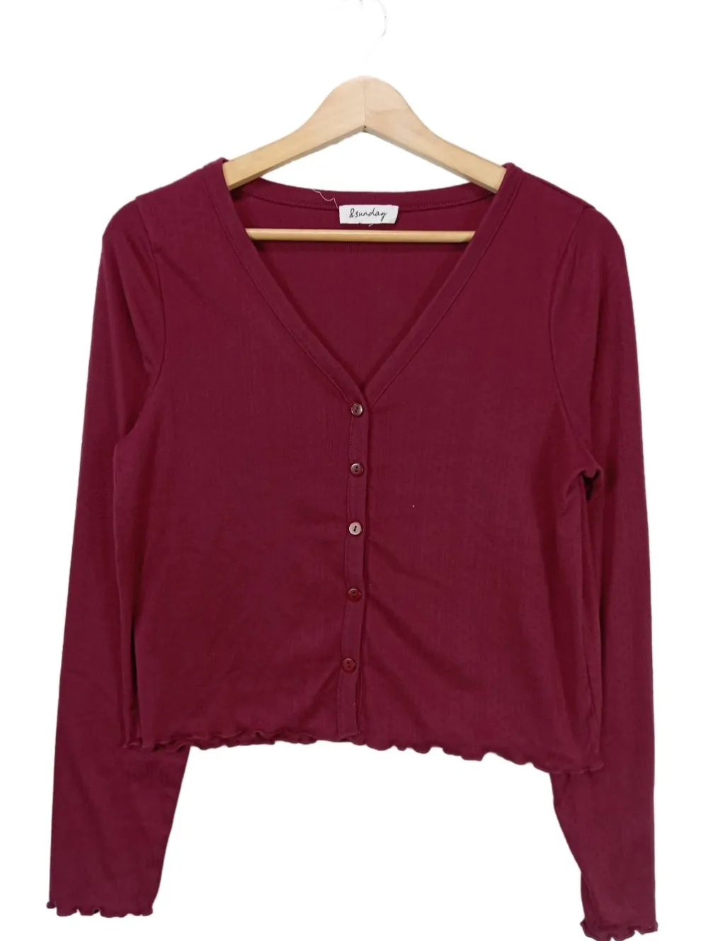 Jacken>Sunday Cardigan Größe 36 rot