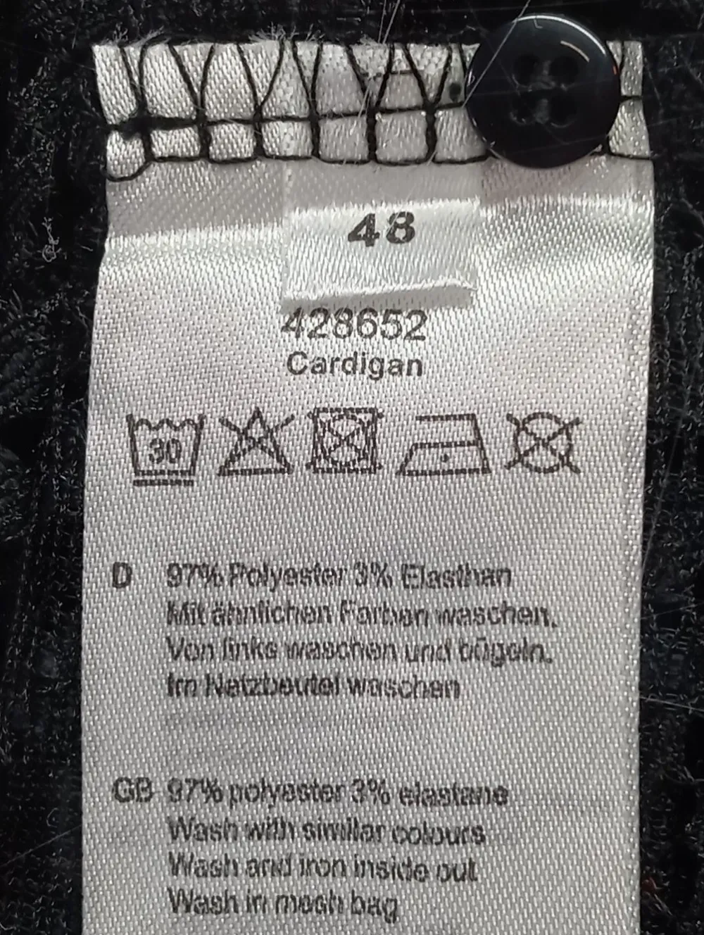 Jacken>Lavelle Cardigan Größe 48 schwarz