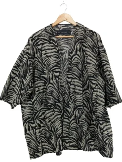 Jacken>Zara Basic Cardigan Größe 38 schwarzwollweiß