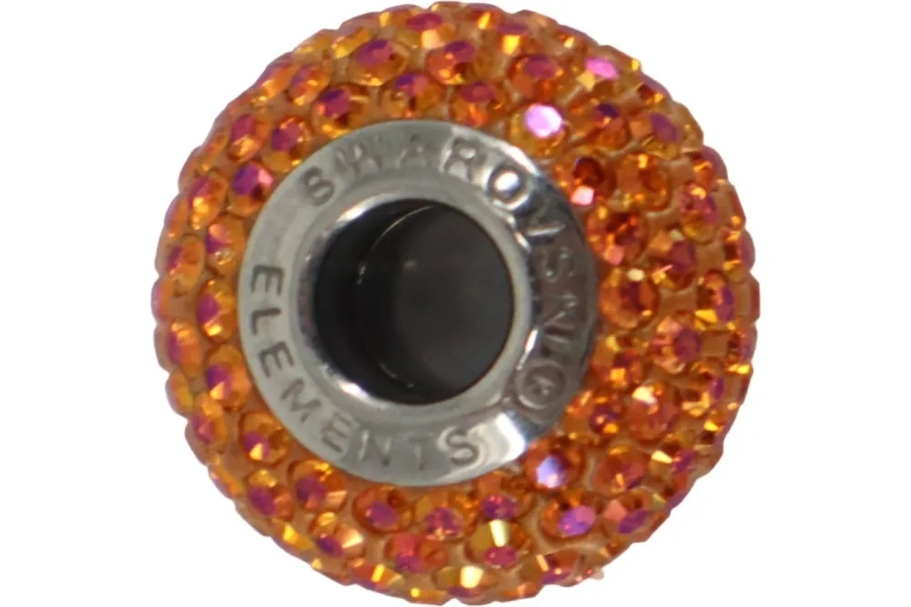 Charms>Swarovski Charm orange