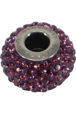 Charms>Swarovski Charm lila