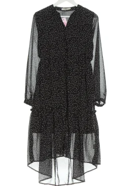 Kleider>Unigirl Paris Chiffonkleid Größe 38 schwarzweiß