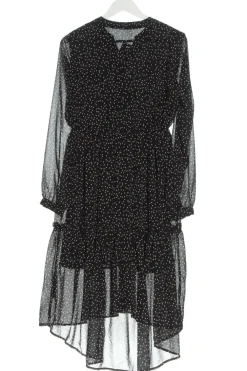 Kleider>Unigirl Paris Chiffonkleid Größe 38 schwarzweiß