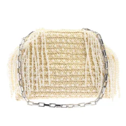 Clutches>Self-Portrait Clutch braun