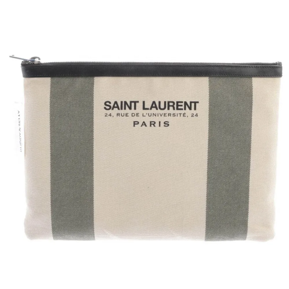 Clutches>Saint Laurent Clutch weiß